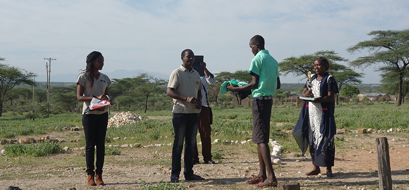 receiving two new pairs of uniform