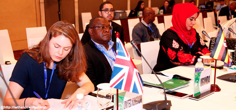 Country representatives at the conference. @http://iwthanoi.vn/gallery/